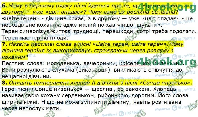 ГДЗ Українська література 9 клас сторінка Стр.12 (6-8)